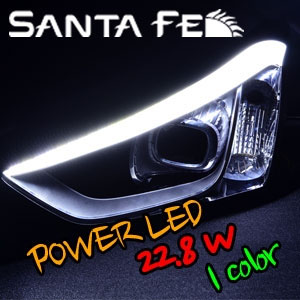 [ Santafe DM(2013) auto parts ] 1533L2 Power LED Eyeline Upgrade Kit For Santafe DM Made in Korea